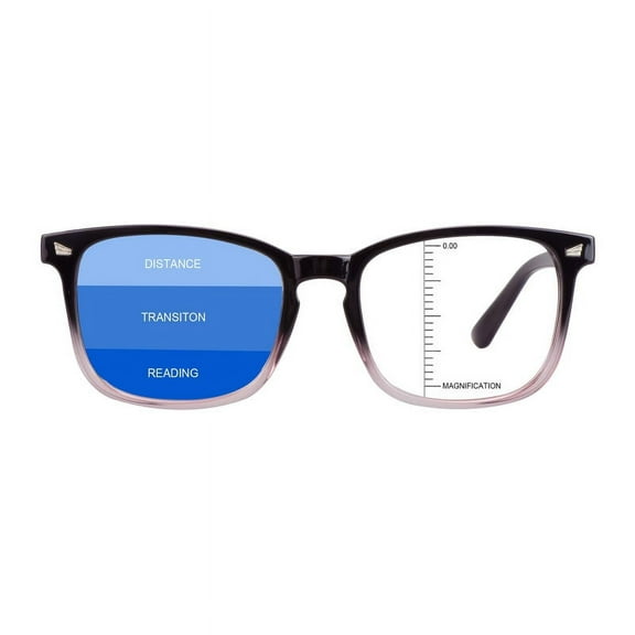 LAMBBAA Vintage Square Blue Light Blocking Eyeglasses Anti Eyestrain UV Filter Computer Glasses Anti-Blue Light Glasses for Men Women (Black Purple, No Magnification)