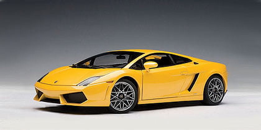 LAMBORGHINI GALLARDO LP560-4 - GIALLO HALYS/METALLIC YELLOW *WITH OPTIONAL  CORDELIA WHEELS* Diecast Model Car in 1:18 Scale by Auto Art