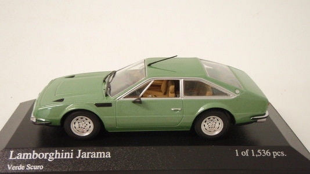 Minichamps 1:43 Lamborghini Jarama 1974 - Argent Métal - Édition Limitée