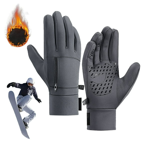 LAMDAWE Winter Warm Gloves for Men Women,WindproofWaterproof Thermal Gloves with Touchingscreen Fingers & AntiSlipPalm,for RunningCycling Driving Hiking Biking Walking Skiing Sports Work