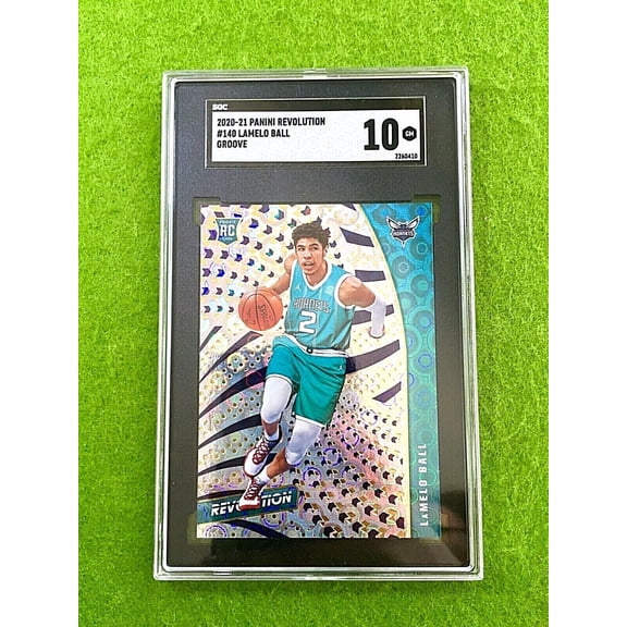 LAMELO BALL GROOVE PRIZM SGC 10 ROOKIE CARD SP RC 2020 Revolution MAKE AN OFFER