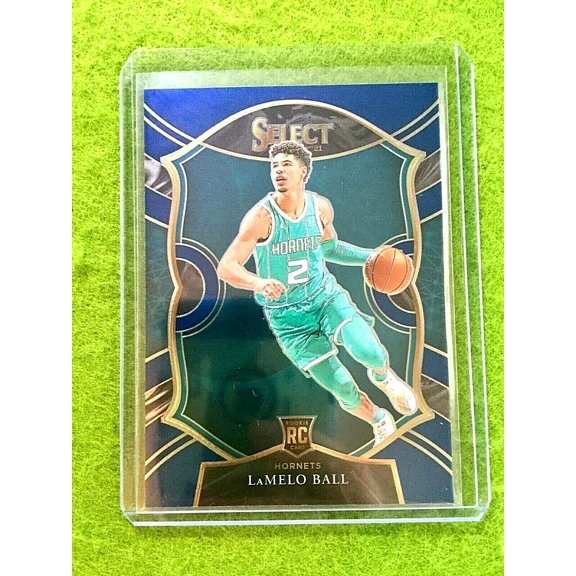 LAMELO BALL SELECT ROOKIE CARD BLUE JERSEY #2 HORNETS RC 2020 Select BLUE SP rc