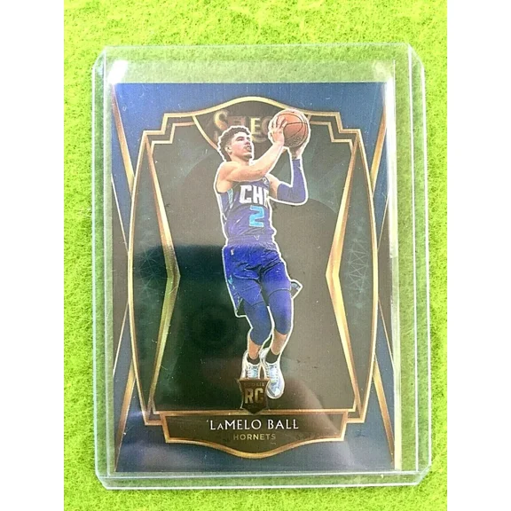 LAMELO BALL SELECT ROOKIE CARD BLUE JERSEY #2 HORNETS SP RC 2020-21 Select BLUE