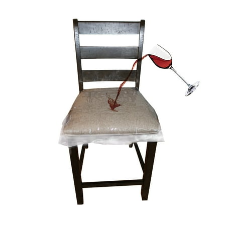 LAMINET Clear Vinyl Chair Protectors, 26"X25-3/4" Set of 2