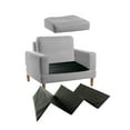 thumbnail image 1 of LAMINET Deluxe Adjustable Furniture Fix Sagging Cushion Seat Saver - Armchair/Recliner - 17" L x 22" W (PSCS22-FBM), 1 of 6