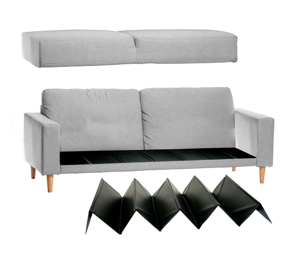 LAMINET Deluxe Extra Thick Sagging Furniture Cushion Support Insert| Seat Saver| New and Improved| Extend The Life of Your Loveseat | 60% Thicker- LOVESEAT - 17" L x 44" W