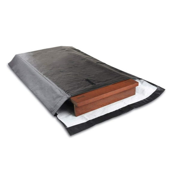 LAMINET Premium Heavy Duty Table Leaf Storage Bag Water, Scratch Resistant. Extra Thick Waterproof Exterior Flannel Backing. Store Your Table Leaves Safely. Holds Leaves up to 22" Wide. 2 Pack