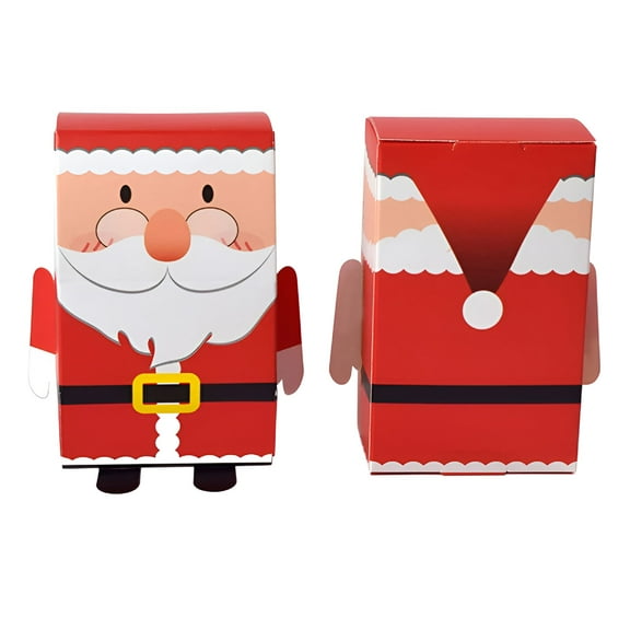 LAMIRO 10 Pcs Christmas Gift Boxes with Lids for Presents 1.92.94.7 Inch Christmas Boxes for Gifts Xmas Large Snowman Nesting Boxes Christmas Eve Stacking Storage Decorative Boxes