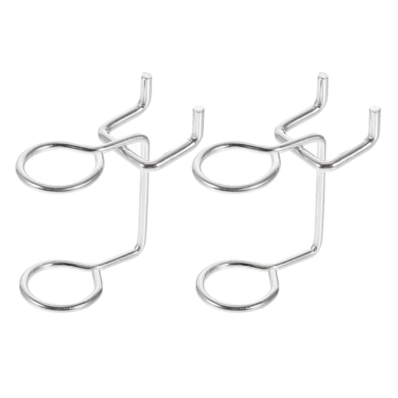 LAMIRO 10 Pcs Peg Board Hook Pegboard Accessories Wall Organizer Electric Screwdriver Shelf Tool Rack