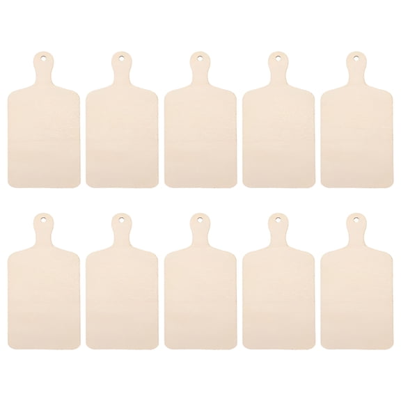 LAMIRO 10Pcs Craft Cutting Board Wood Craft Supplies Wooden Boards for Crafts Wood Crafts Small Cutting Boards