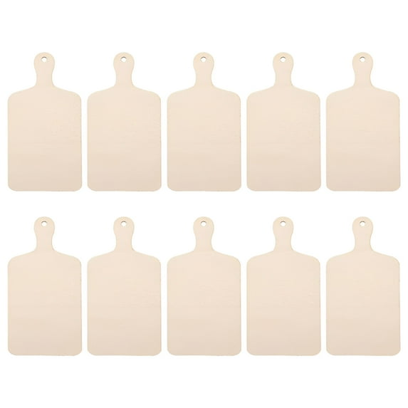 LAMIRO 10Pcs Craft Cutting Board Wood Craft Supplies Wooden Boards for Crafts Wood Crafts Small Cutting Boards