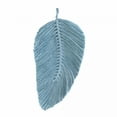 thumbnail image 1 of LAMIRO 11.8" Cotton Line Woven Leaf Shaped Tapestry Wall Decor,Soft Fine Workmanship Macrame Wall Hanging Feather Boho Chic Woven Leaf Tassels Ornament for Bedroom Living Room Apartment Porch, 1 of 7