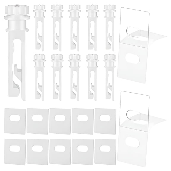LAMIRO 12 Sets Vertical Blind Repair Tabs Vertical Blind Stems Replacement Parts