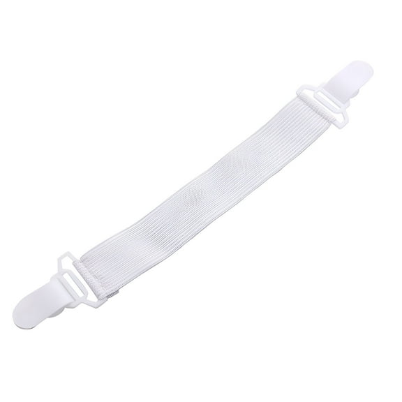LAMIRO 16Pcs Bed Sheet Corner Holder Straps White Plastic Home Use