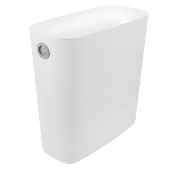LAMIRO 1Pack Tall Thin Trash Can For Narrow Spaces In Home 11.0x10.6x5.1in