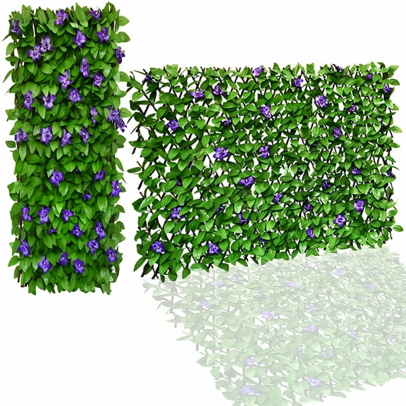 LAMIRO Classic 1PCS Expandable Fence Privacy Screen Decorative For Outdoor Garden Wall Patio Balcony Hedge Lattice Fencing