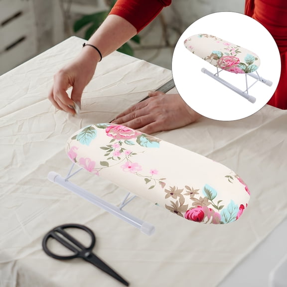 LAMIRO 1Set Table Ironing Board Small with Foldable Design for Home and Travel Use Table Top Ironing Board 11.8X4.3X3.3In