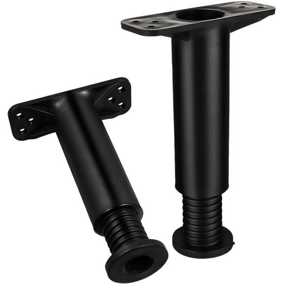 LAMIRO 2 Pack Adjustable Height Bed Center Support Legs (Adjustable Range 5.11-8.66 Inch)