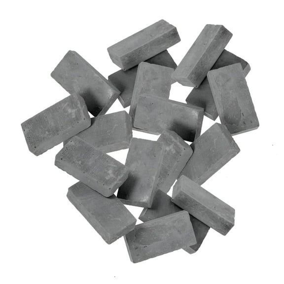 LAMIRO 20 Pcs Bricks for Garden Brick Models 1.80X0.90X0.40CM Grey