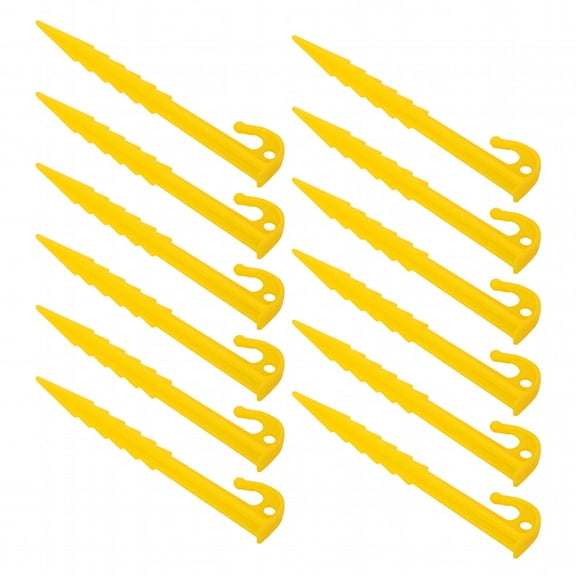 LAMIRO 20Pcs Plastic Camping Stakes for Tent Spikes and Outdoor Tent Pegs Heavy Duty Plastic Stakes for Lawn Tent Spikes and Beach Camping Stakes Tent Stakes Heavy Duty