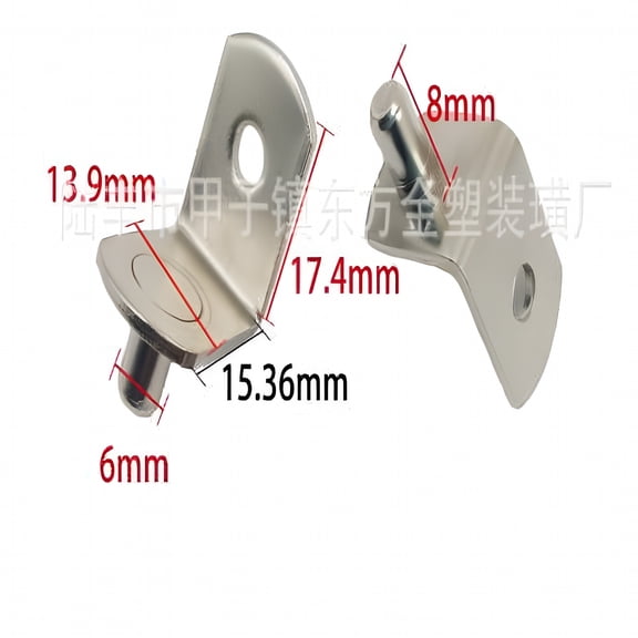 LAMIRO 20pcs Shelf Support Pegs Shelf Pins L Shape Shelf Bracket Pegs Shelving Holders Metal Shelf Pegs For Cabinet Bookcase Closet