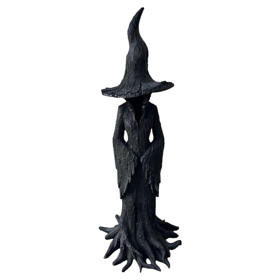 LAMIRO 21" Witch Statue Tree Branch,New in Box