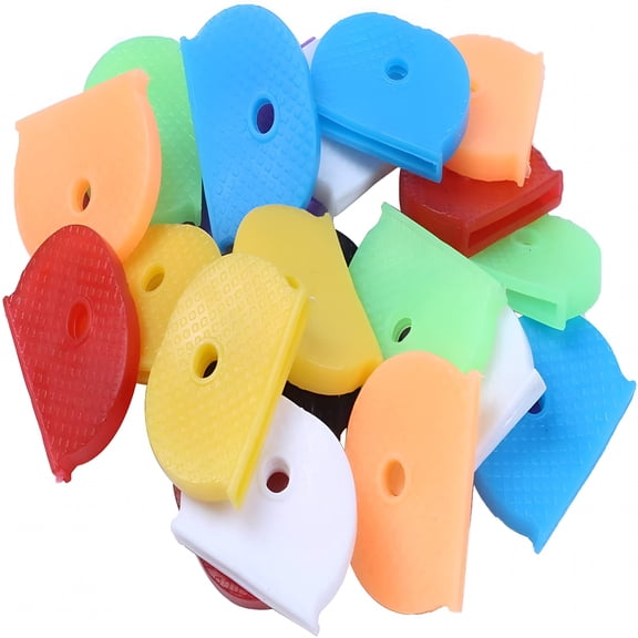 LAMIRO 24 Key Flexible Key Cover for Easy Identification of Door Keys,Multicoloured