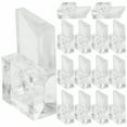 thumbnail image 1 of LAMIRO 25 Sets Heavy Duty Mirror Clips Mirror Holder Clips Clear Plastic Mirror Holders Mirror Mounting Clips For Wall Mounting Wardrobe Glass, 1 of 6