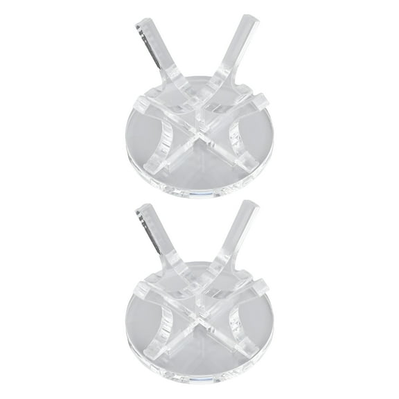 LAMIRO 2Pc Baseball Holder Clear Softball Display Rack Baseball Display Stand