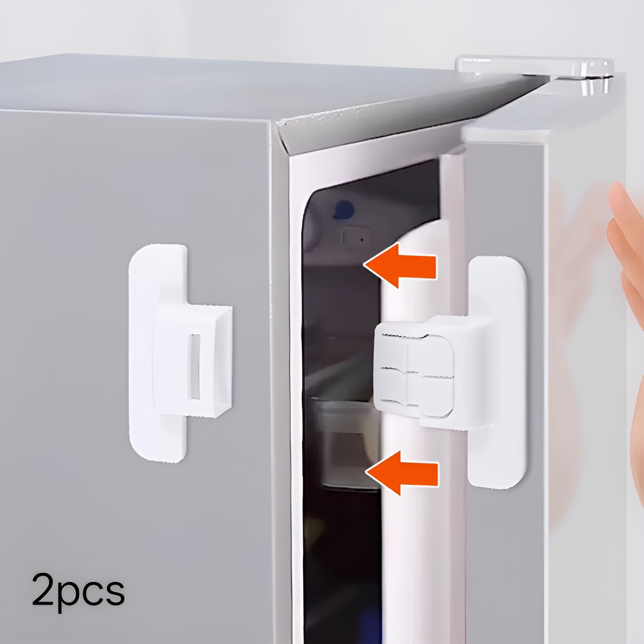 Freezer Draw Locks LAMIRO 2Pcs Home Refrigerator Fridge Freezer Door Lock Latch Catch ...