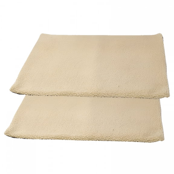 LAMIRO 2Pcs Self Warming Cat Bed Cat Heating Pad Self Heating Cat Dog Mat Warm Thermal Pet Pad for Indoor Outdoor Pets with Removable Cover Washable Super Soft Self Heating Pet Mat