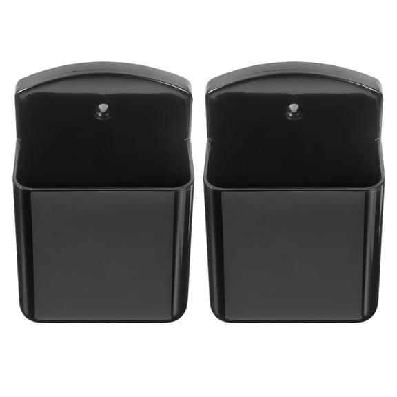 LAMIRO 2pcs Wall Mounted Remote Controller Holder No Drilling Remote Wall Organizer Fan Remote Wall Rack 3.93x2.59x1.57in