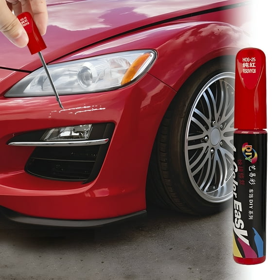 LAMIRO 3-Pack 7oz Red Touch Up Paint Pen, Car Scratch Remover for Auto Repair
