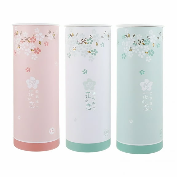 LAMIRO 3Pcs Cylinder Tissue Box Round Tissues Container Car Tissues Car Accessories