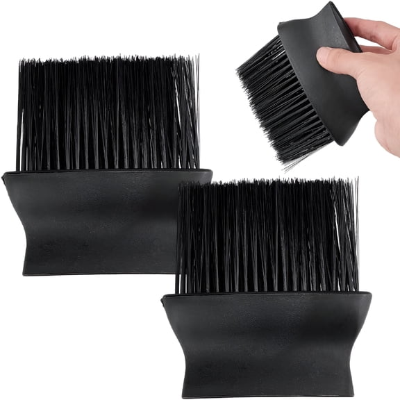LAMIRO 3pc Umpire Brush Baseball Home Plate Brush Plastic Car Air Outlet Cleaning Brush Nylon Soft Bristles Dust Brush Umpire Gear for Baseball Softball Umpire Equipment 4.8x4.5x1inch