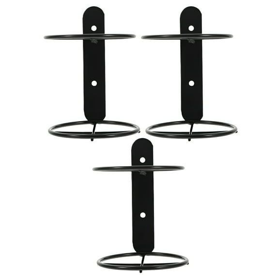 LAMIRO 3pcs Wall Mounted Wine Rack Red Wine Bottle Holder Single Bottle Wall Rack
