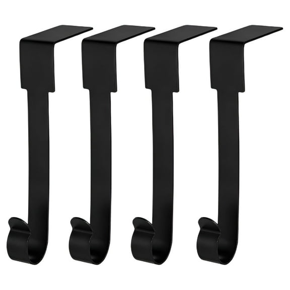 LAMIRO 4Pcs Christmas Stockings Holder Hanger Metal Hangers for Hanging Christmas Stockings Stocking Holders for Mantle for Christmas Decorations