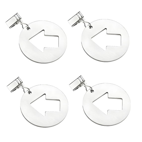 LAMIRO 4Pcs Table Cloth Holder Clips,Stainless Steel Table Cloth Clips ...