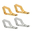 thumbnail image 1 of LAMIRO 4Pcs Table Cloth Holder Clips,Stainless Steel Table Cloth Clips,Minimalist Style Tablecloth Clips for Outdoor Tables,Mix, 1 of 7
