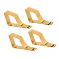 thumbnail image 1 of LAMIRO 4Pcs Table Cloth Holder Clips,Stainless Steel Tablecloth Clips for Outdoor Tables,Minimalist Style Tablecloth Clips,Gold, 1 of 7