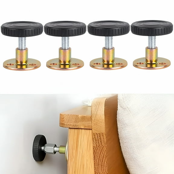 LAMIRO 4pcs Adjustable Height Furniture Feet 28-40 mm for Table Cabinet Bed Foot Sofas