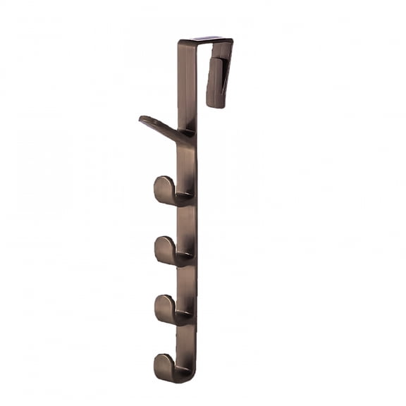 LAMIRO 5 Hook Over The Door Hooks,Vertical Over The Door Towel Rack,Over Door Hook,Over The Door Hanger,for Towel and Clothes Hangers