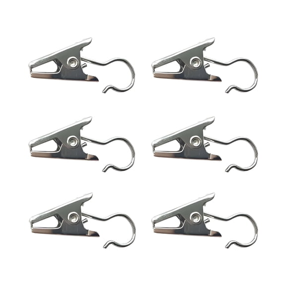 LAMIRO 50 Pcs Curtain Clip Clips Hanger Storage Household