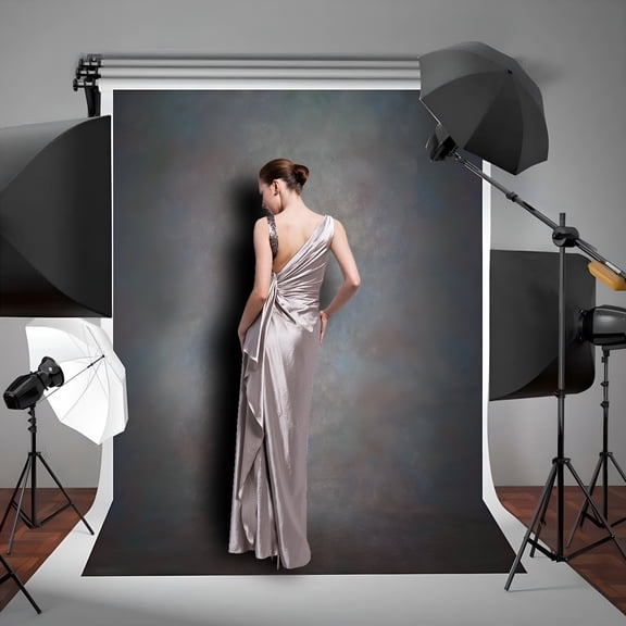 LAMIRO Abstract Gray Backdrops 5x7ft Photography Background for Party Rustic Photo Backdrop Cake Smash Photography Rustic Wooden Backdrop