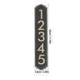 thumbnail image 1 of LAMIRO Address Number Metal Signs Waterproof and Easy to Install Number Signage Easy Mounting Outside Number Sign for Home Address, 1 of 7