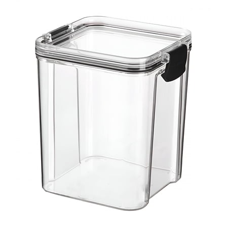 LAMIRO Airtight Pet Food Storage Container for Dog, Cat, and Bird Food, Keep Pests Out, Translucent Body, Easy Mobility
