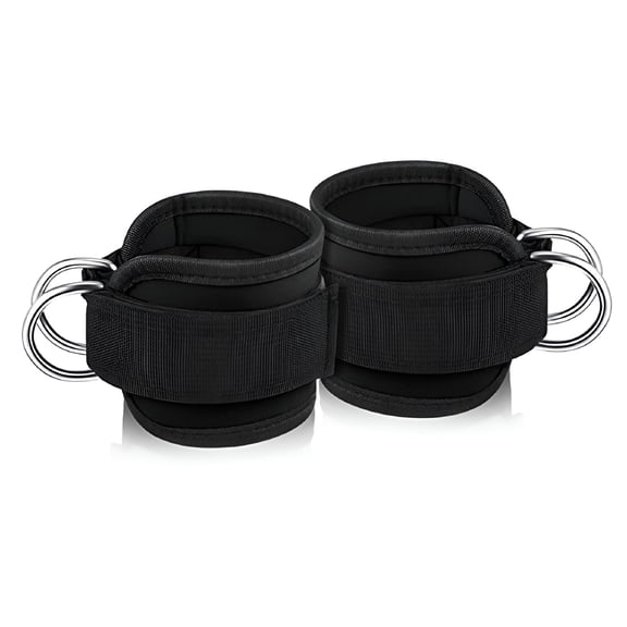 LAMIRO Ankle Straps for Cable s Attachment - for Weightlifting, Curls, Glute & Leg Workout with Ankle Cuffs for Women & Men