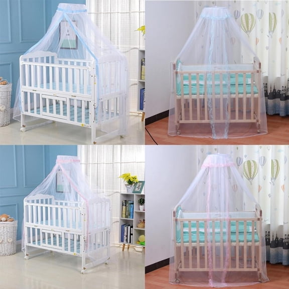 LAMIRO Baby Infant Lace Mosquito Bug Net Toddler Boy Girl Bed Crib Canopy Mosquito Net