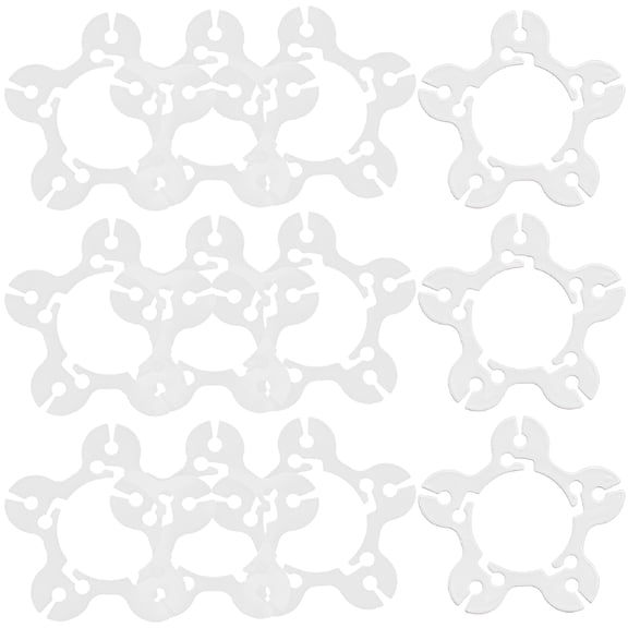 LAMIRO Balloon Clips for Balloon Arch Made of Strong Plastic White Color 50 Pieces Reusable for Home Balloon Clips for Balloon Arch