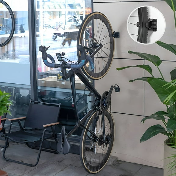 LAMIRO Bike Rack Stand With Expansion Screws Strong Load-Bea Not Easily Deformed Storage Vertical Bike Mount Adjustable Wall Mount Bike Hanger